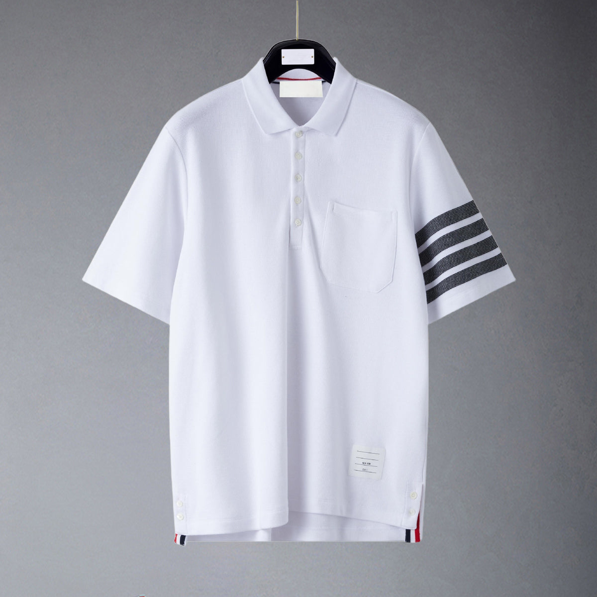 MR.TOM Pocket Stripes POLO Shirt