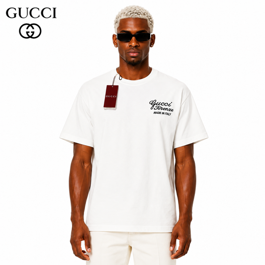 Gucci Logo Embroidery T-Shirt