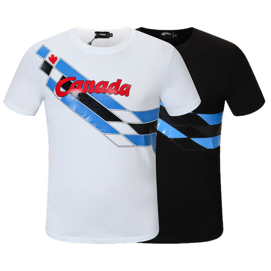 New-D2 Print 2024ss Cotton T-shirt