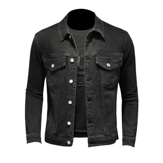 SOLA-DSQ2 Men's Black Denim Jacket