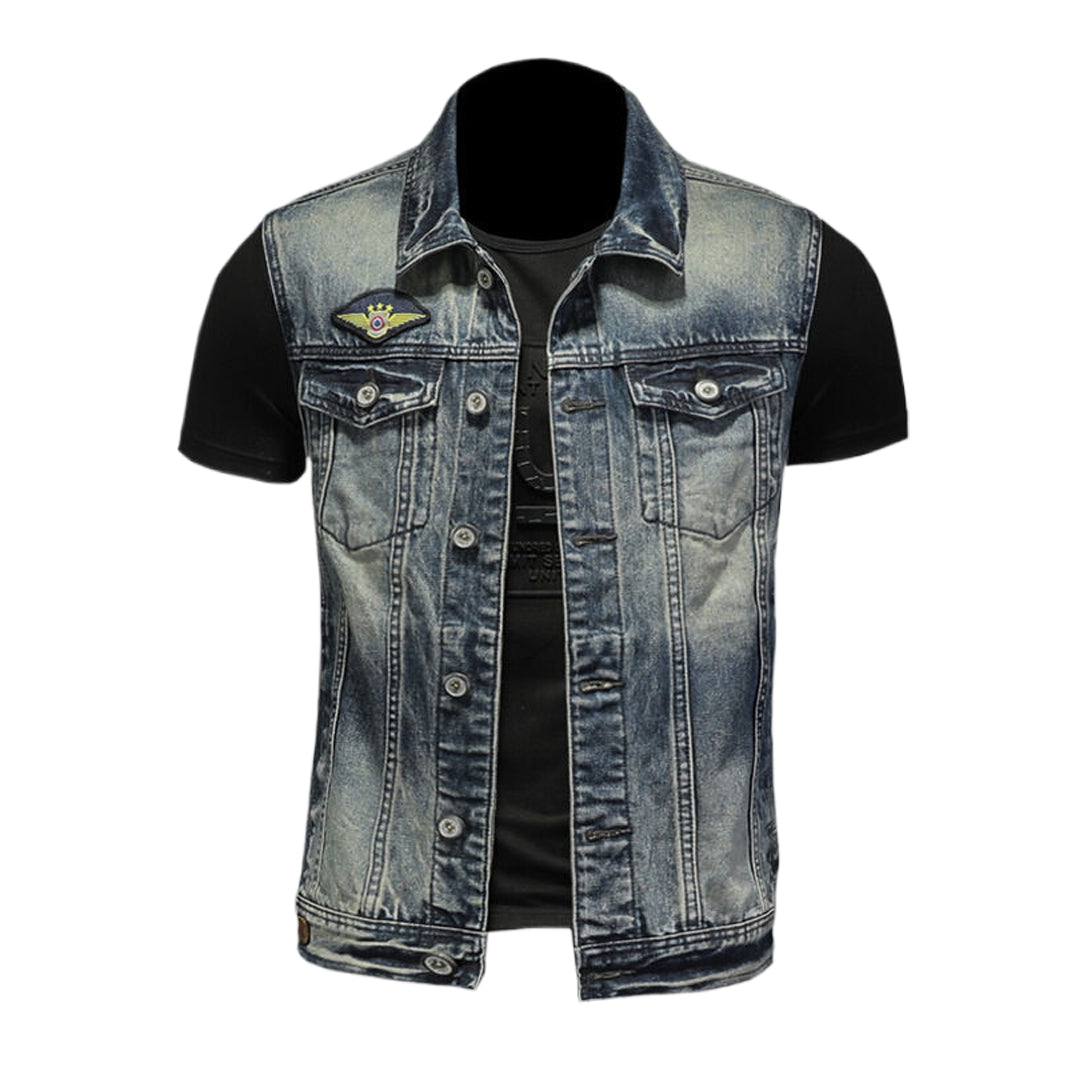 SOLA-DSQ2 24ss cowboy Denim vest