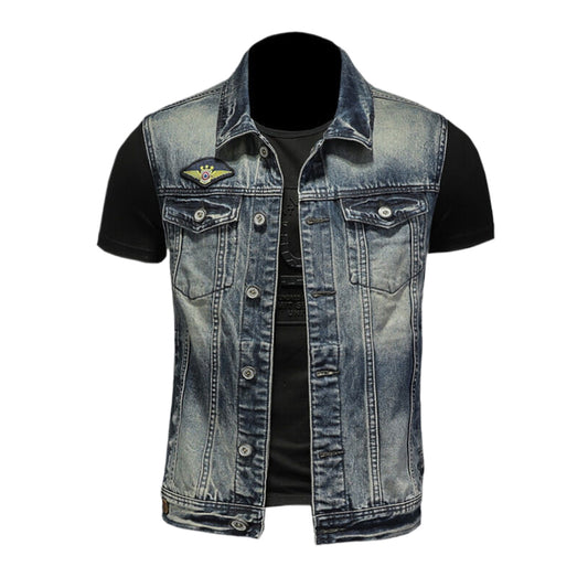 SOLA-DSQ2 24ss cowboy Denim vest