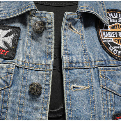 SOLA-DSQ2 24ss cowboy Denim vest