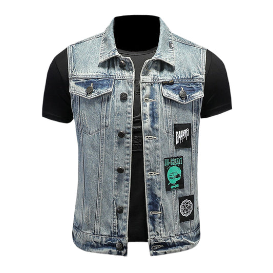 SOLA-DSQ2 24ss cowboy Denim vest