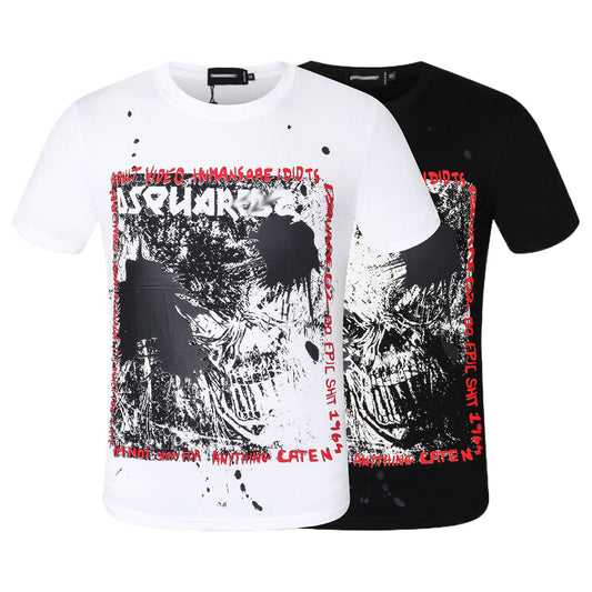 New-D2 Print 2024ss Loose T-shirt