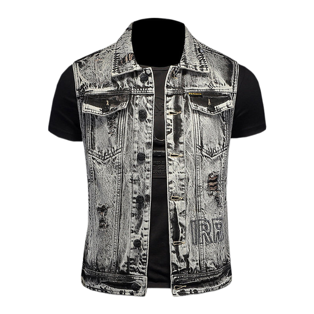 SOLA-DSQ2 24ss cowboy Denim vest