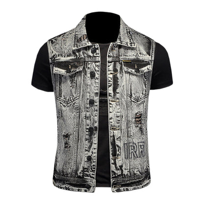 SOLA-DSQ2 24ss cowboy Denim vest