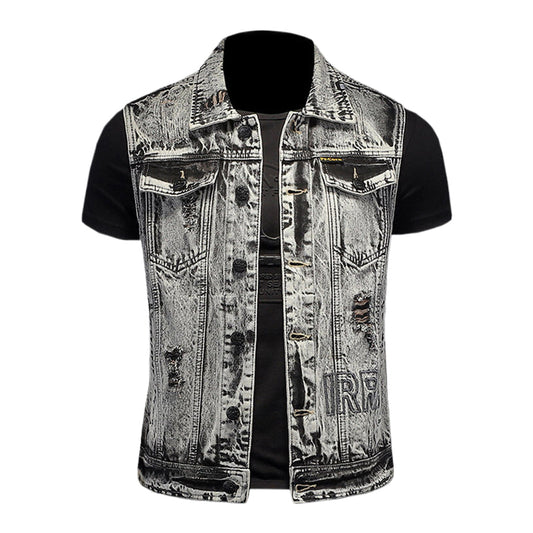 SOLA-DSQ2 24ss cowboy Denim vest