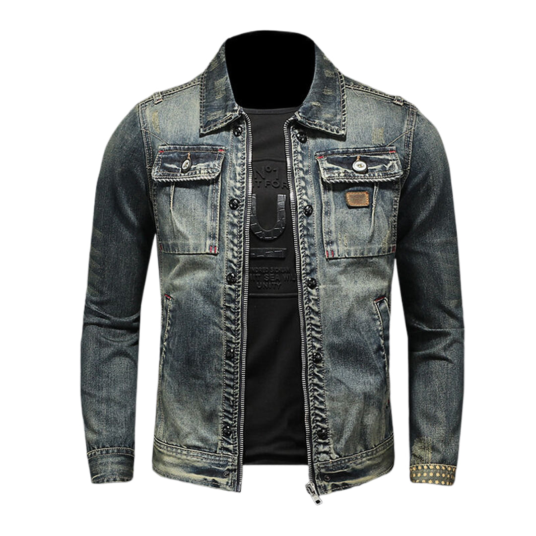 SOLA-DSQ2 Black Denim Jacket