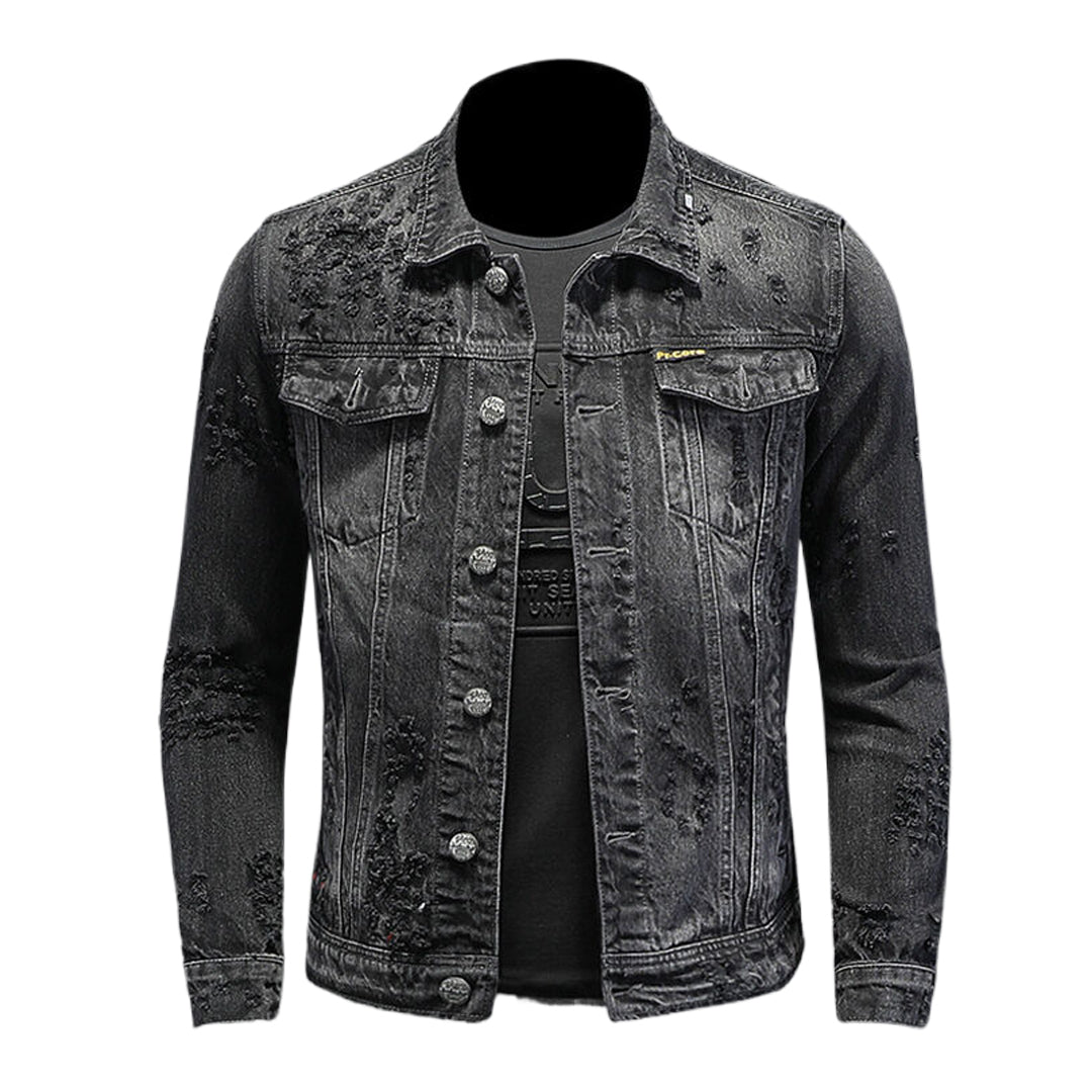 SOLA-DSQ2 Black Denim Jacket