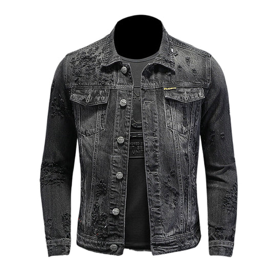 SOLA-DSQ2 Black Denim Jacket