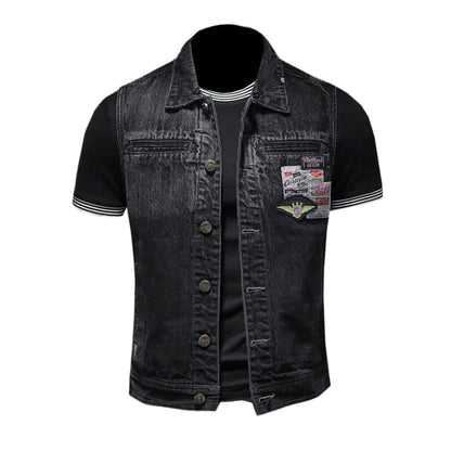 SOLA-DSQ2 24ss cowboy Denim vest