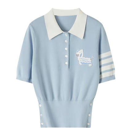 MR.TOM  Women puppy POLO shirt