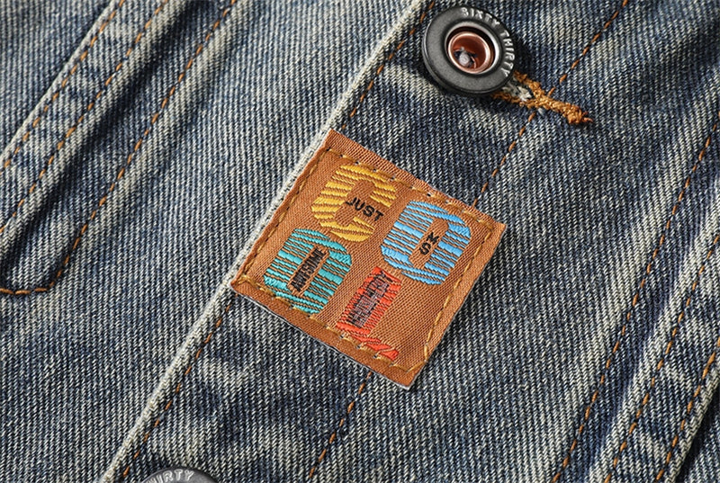 SOLA-DSQ2 New Ietter Man Denim Jacket