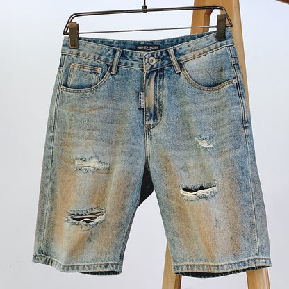 SOLA-PP Ripped short jeans