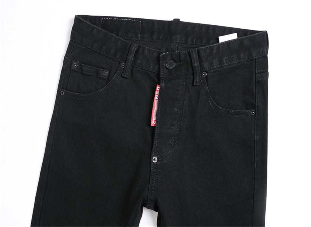 SOLA-DSQ2 2024ss Letter Hole Jeans