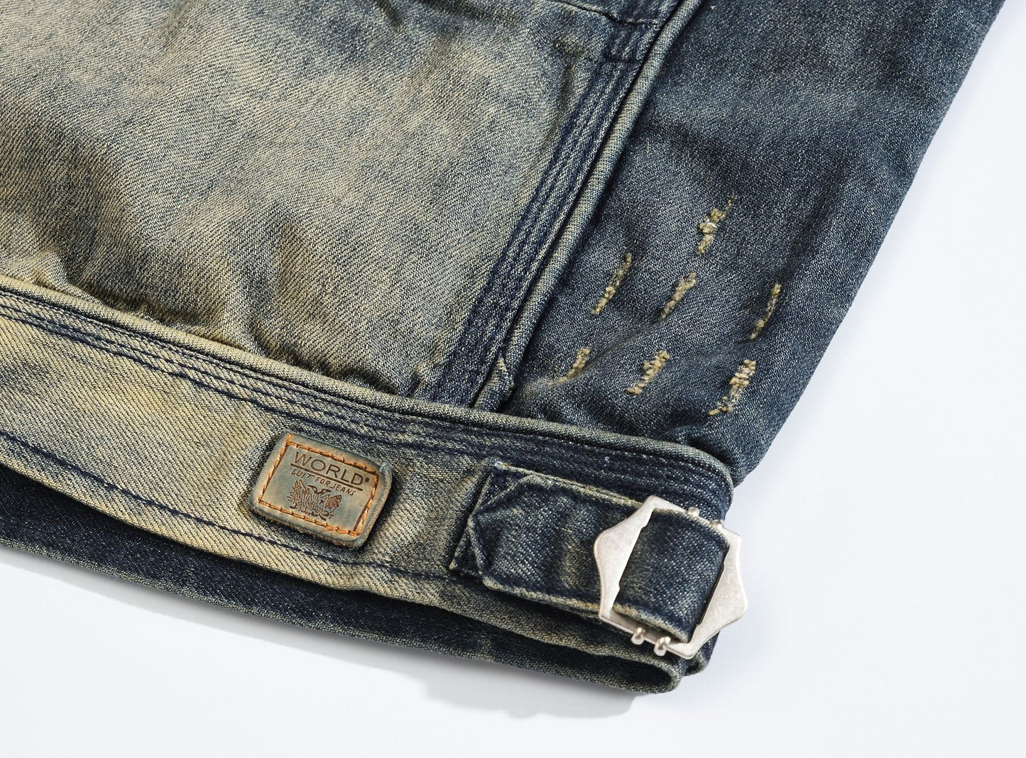 SOLA-DSQ2 2024ss zipper Denim vest