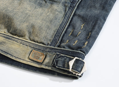 SOLA-DSQ2 2024ss zipper Denim vest