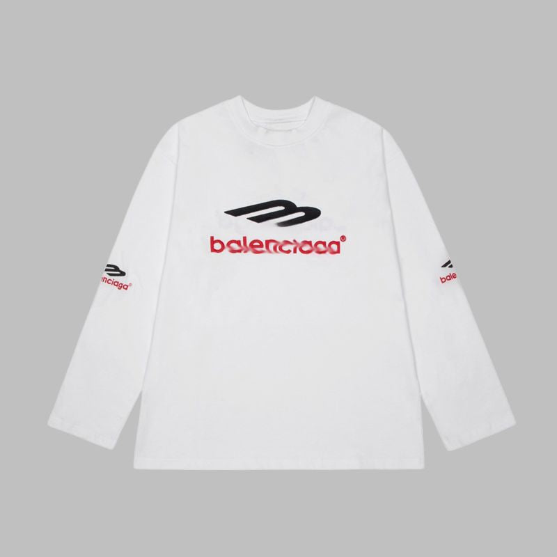 Balenciaga cotton long-sleeved T-shirt#2