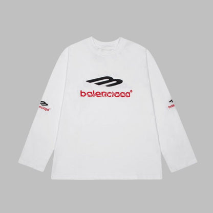 Balenciaga cotton long-sleeved T-shirt#2