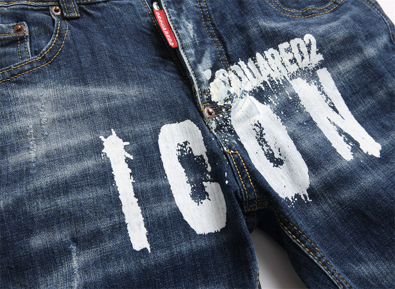 SOLA-DSQ2 embroidery Jeans