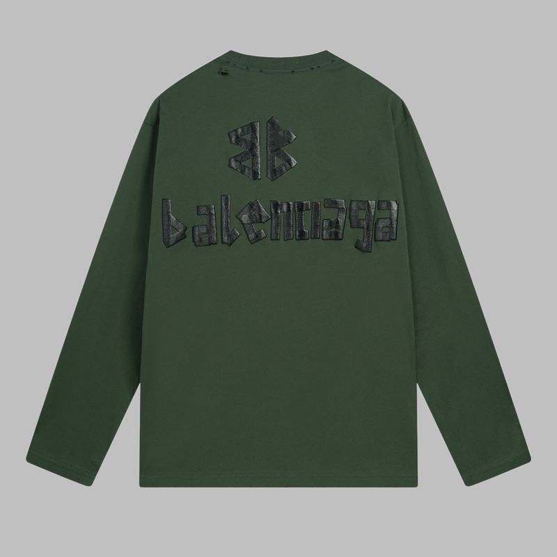 Balenciaga cotton long-sleeved T-shirt#3