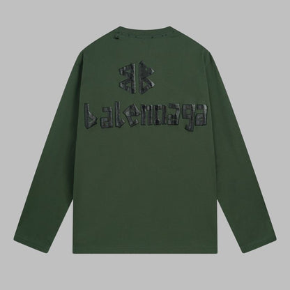 Balenciaga cotton long-sleeved T-shirt#3