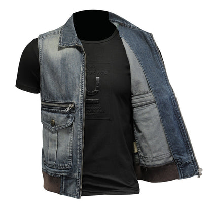 SOLA-DSQ2 24ss cowboy Denim vest