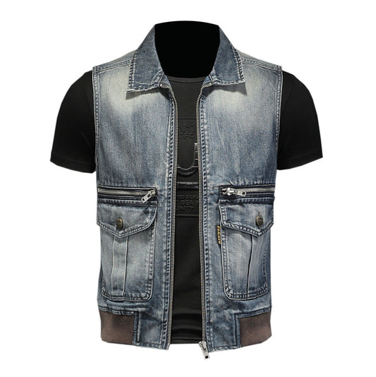 SOLA-DSQ2 24ss cowboy Denim vest