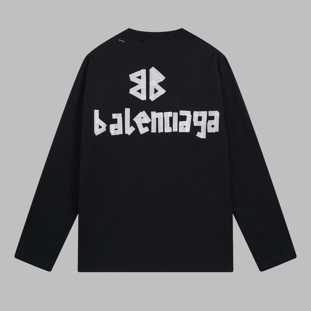 Balenciaga cotton long-sleeved T-shirt#3