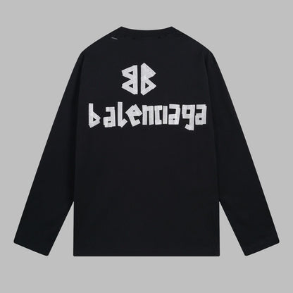 Balenciaga cotton long-sleeved T-shirt#3