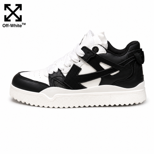 Off-White Arrow Logo Leather Sneakers #40