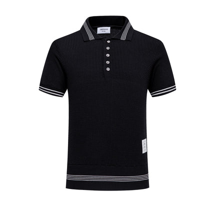 MR.TOM Waffle fabric POLO Shirt
