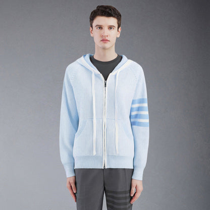 MR.TOM 2025 Rainbow Stripes Hoodie