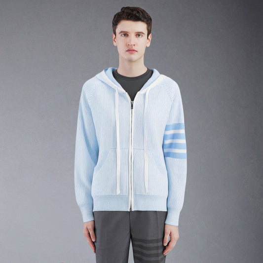 MR.TOM 2025 Rainbow Stripes Hoodie