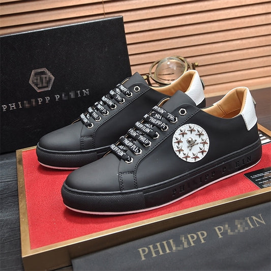PP Men New Men's Skull Diamond Sneakers