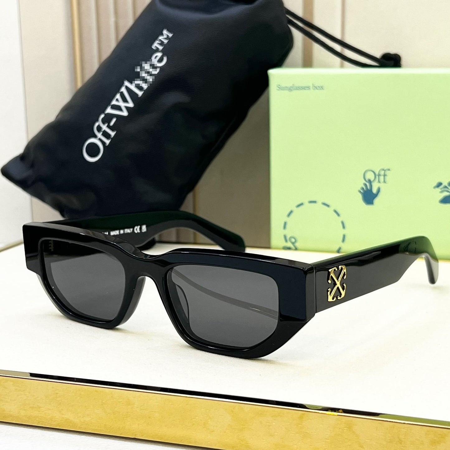 Off-White Arrow logo sunglasses#115
