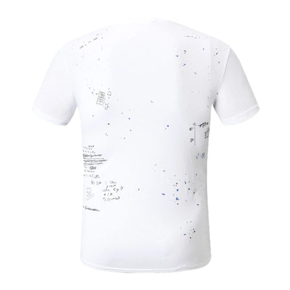 New-D2 Lettering Printed Cotton T-Shirt