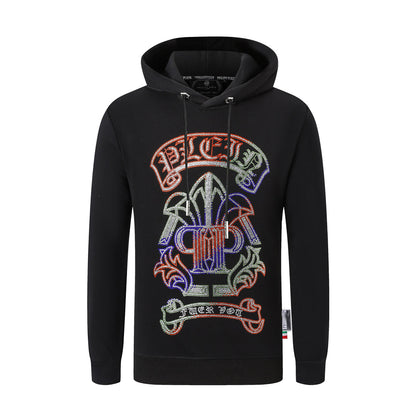 PIEIN 2025SS Unisex Black Hoodie