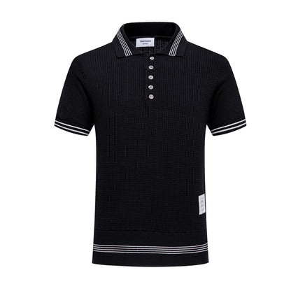 MR.TOM Waffle fabric POLO Shirt