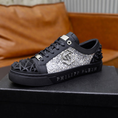 PP Men's new diamond lettering sneakers