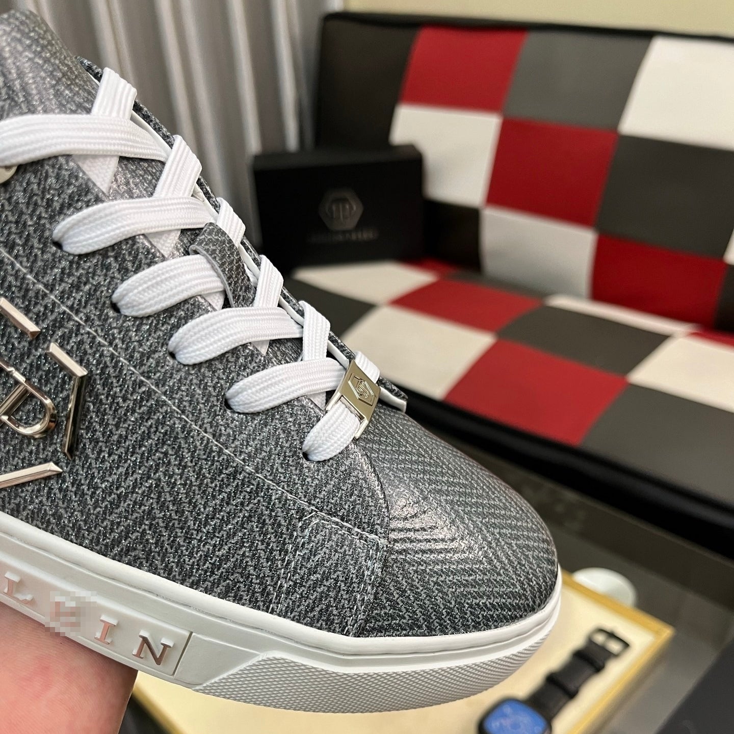 PP Men lettering sneakers#65