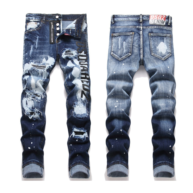 SOLA-DSQ2 New Man Hole Jeans