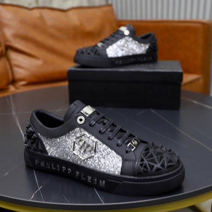 PP Men's new diamond lettering sneakers