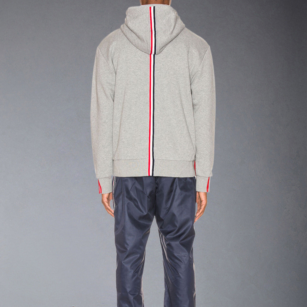 MR.TOM Couple Color Bars Hoodies