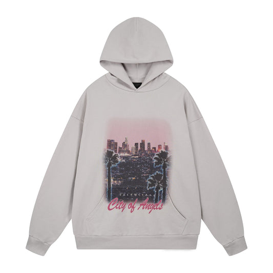 2025SS Print Loose Fit Hoodie