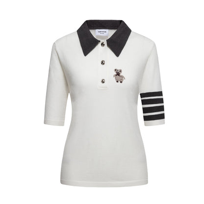 MR.TOM  Women Bear POLO shirt