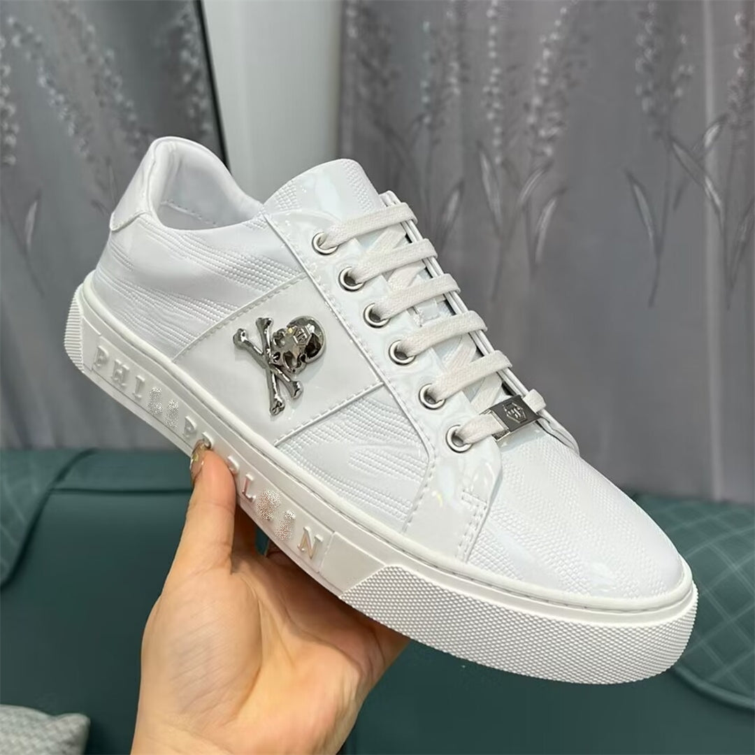 PP New Skull leather Sneakers