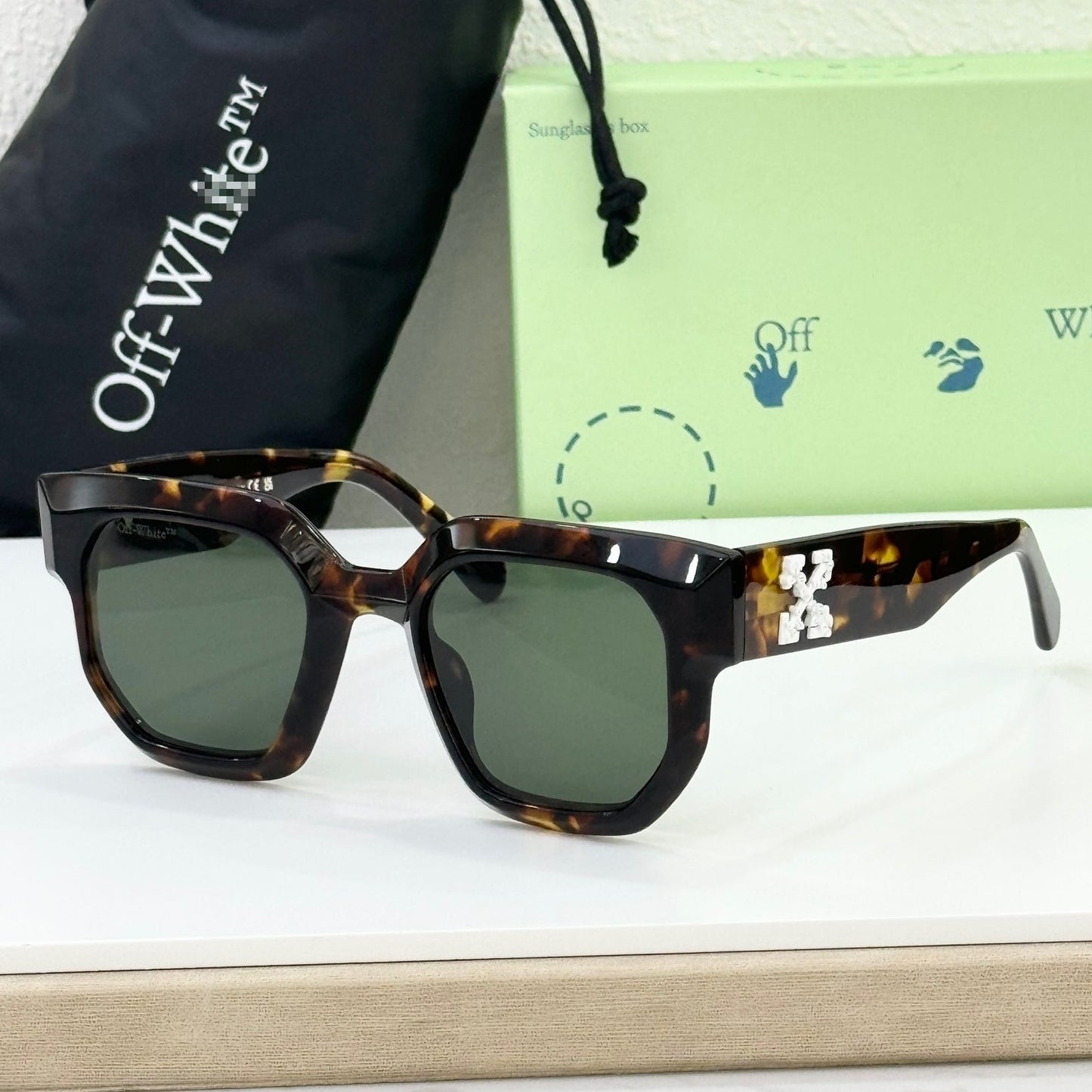 Off-White Arrow logo sunglasses#014