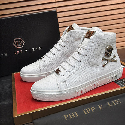 SOLA-Phillipp Novaj Viraj altsupraj ledaj Sneakers 